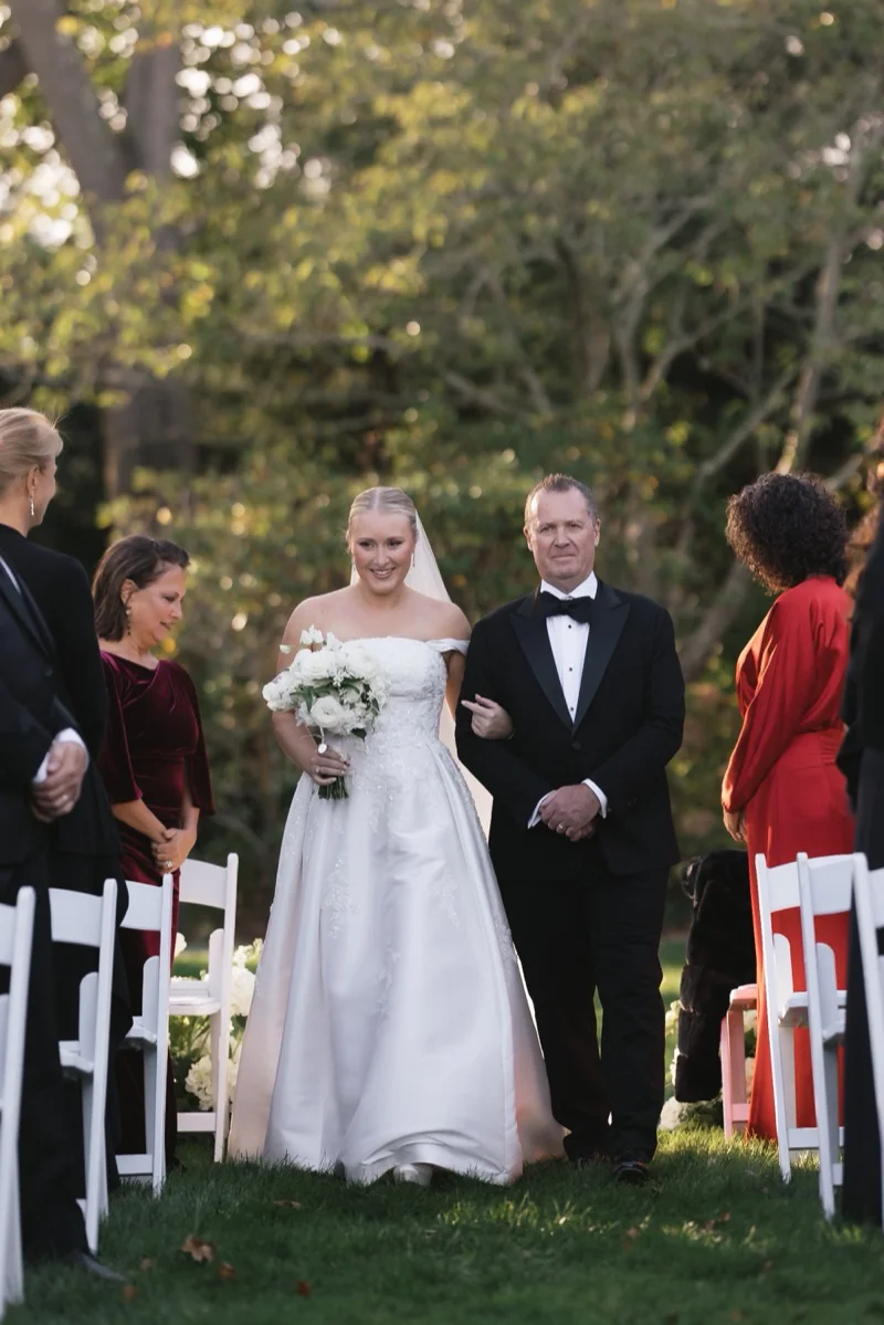 Golden hour portrait of Ashley and John at The Chanler