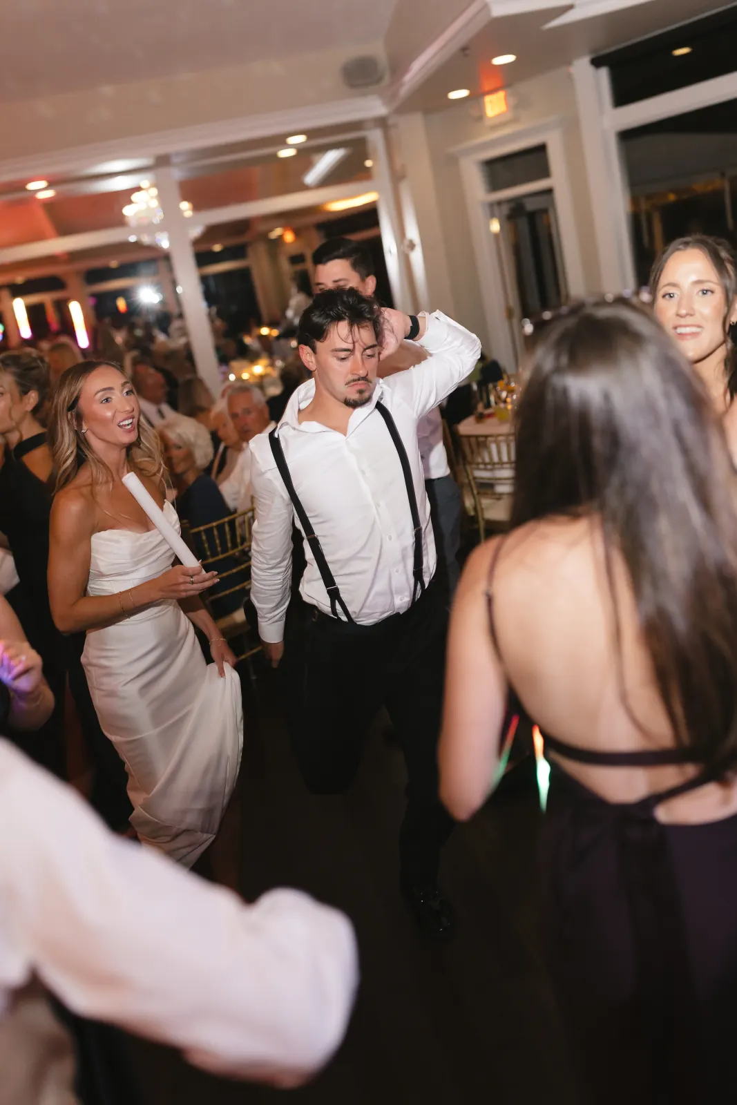 Late-night dancing at the OceanCliff reception