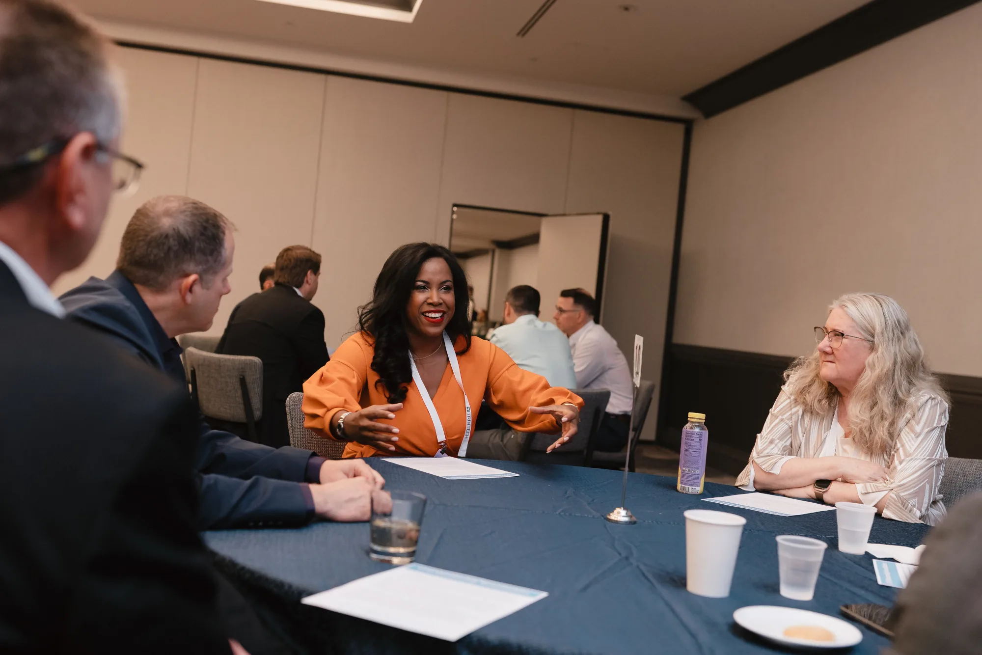 Roundtable discussion among finance leaders at the CFO Leadership Conference, Boston