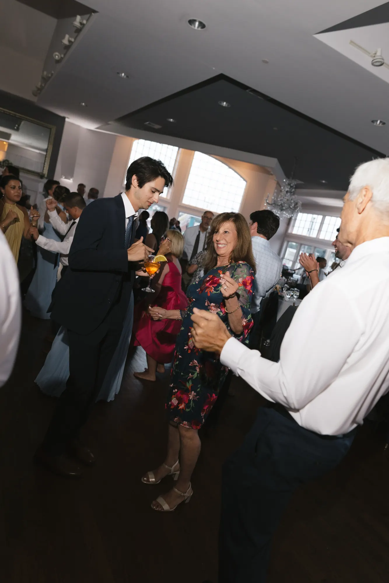 Guests fill the dance floor at Cruiseport Gloucester