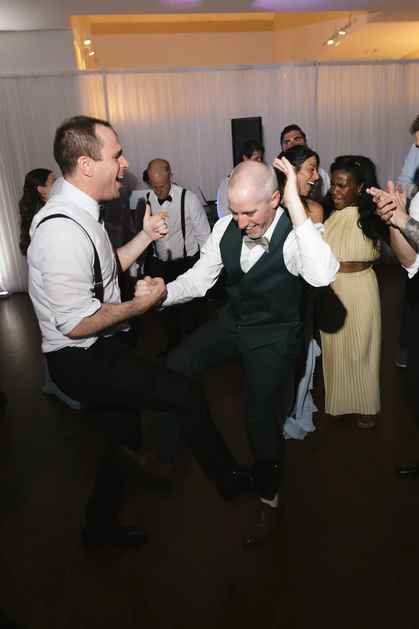 Guests let loose on the dance floor at Cruiseport Gloucester