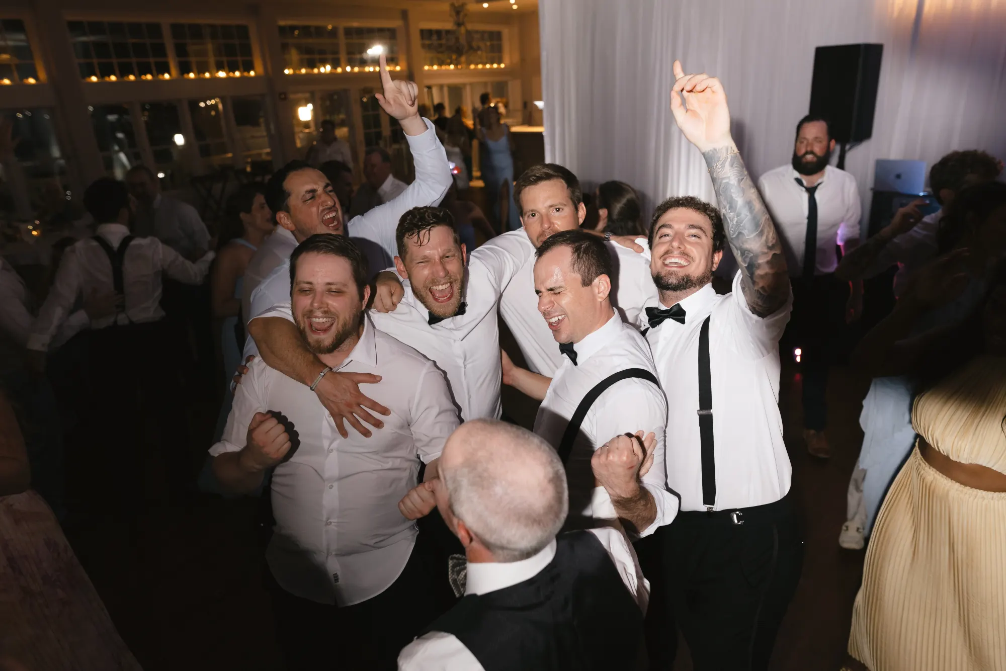 The dance floor packed late into the Gloucester night