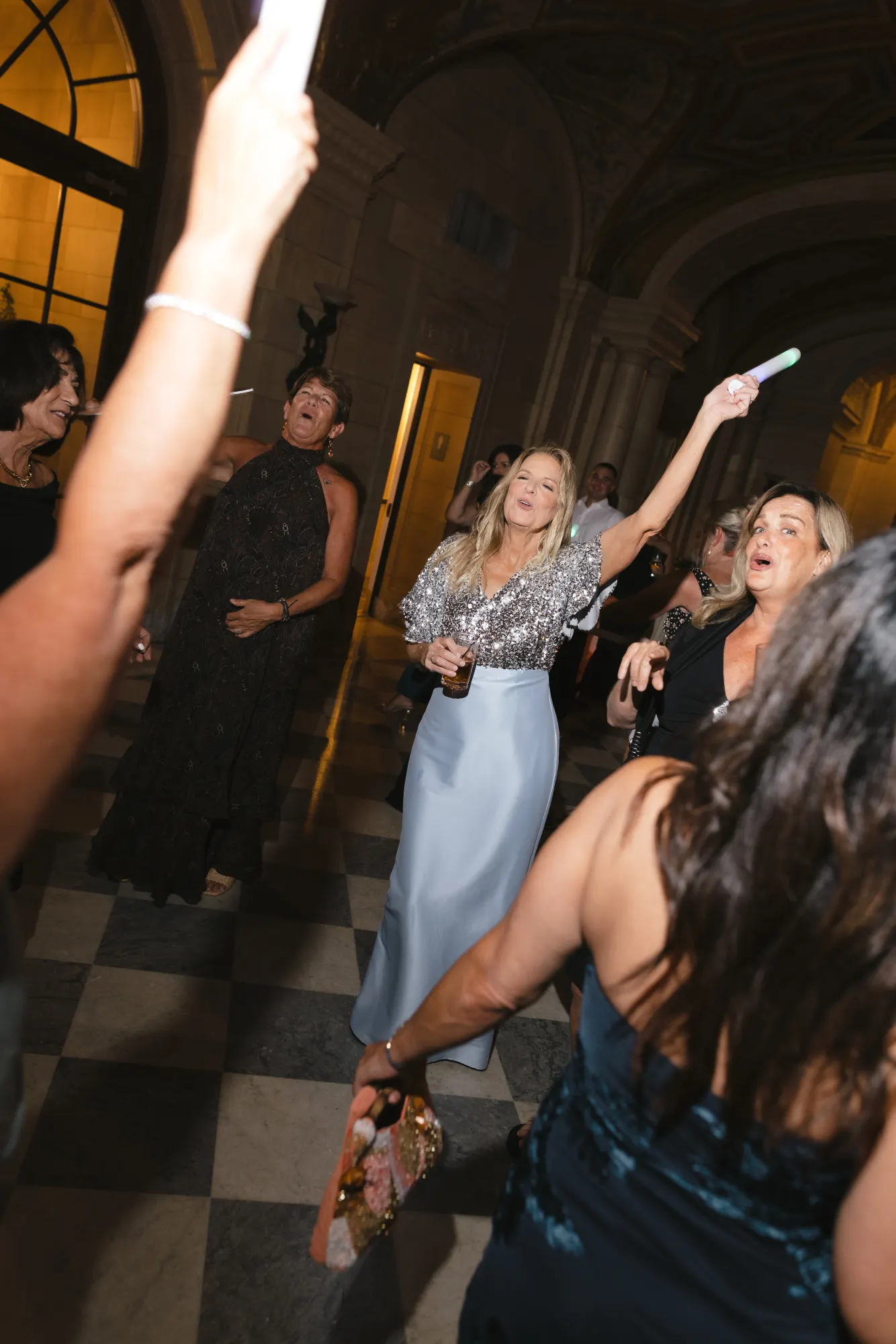 Hands up on the dance floor as the night takes off