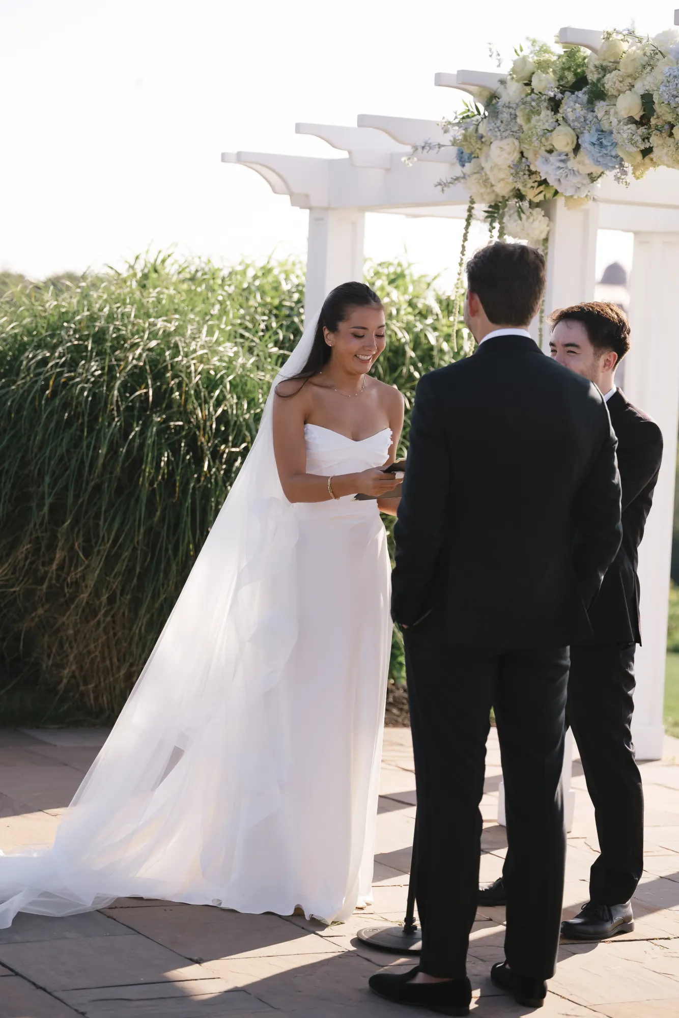 The ring exchange at the OceanCliff pergola