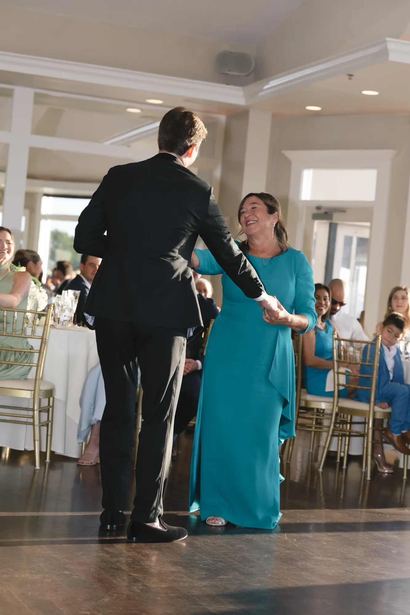 Mother and son share their dance at OceanCliff