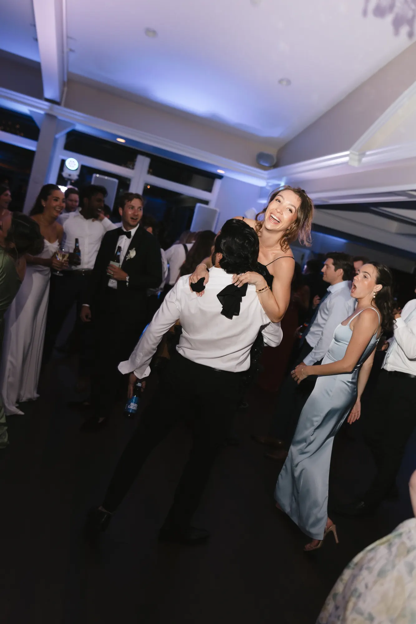 Late-night dancing in the OceanCliff ballroom