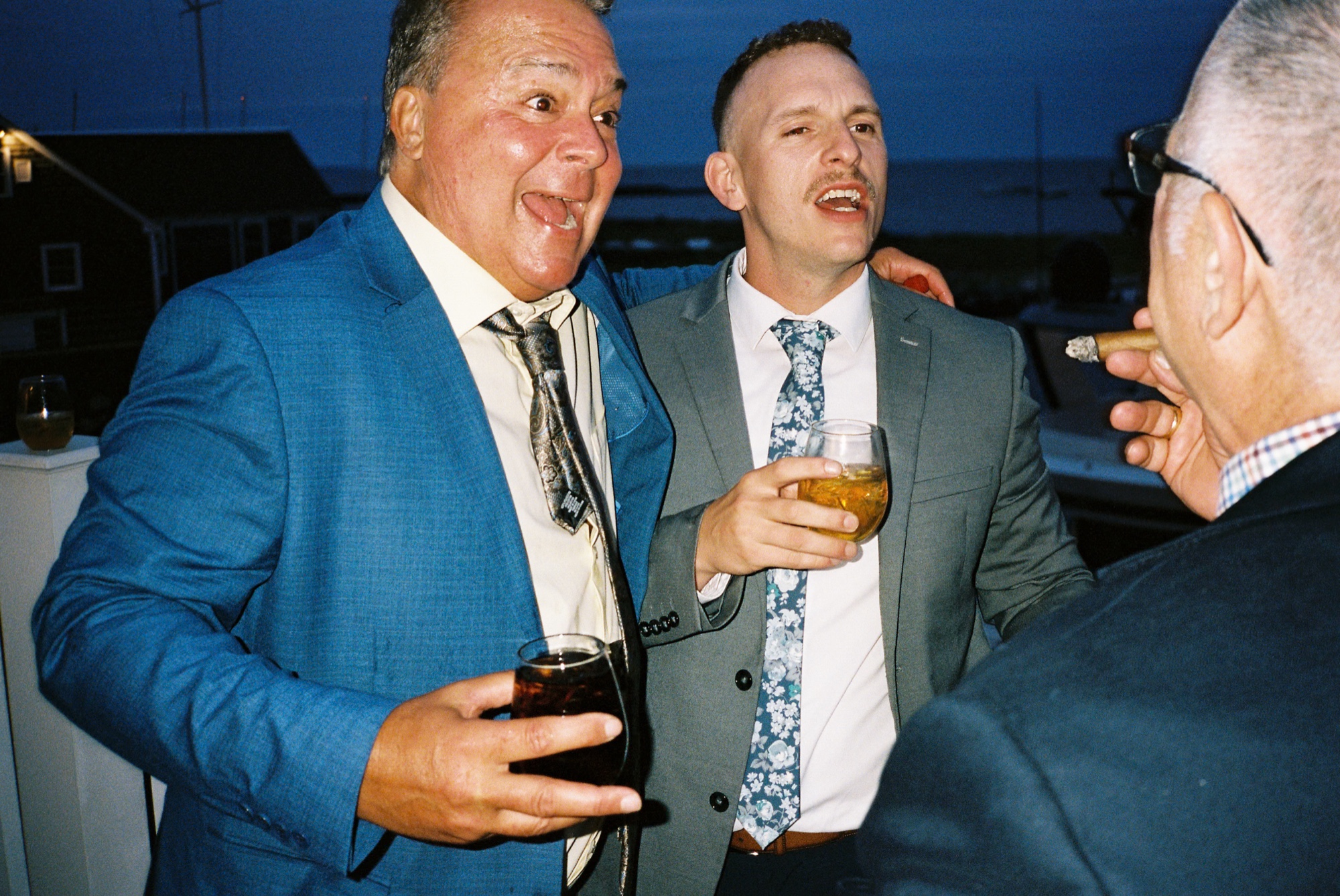 Golden hour film portrait