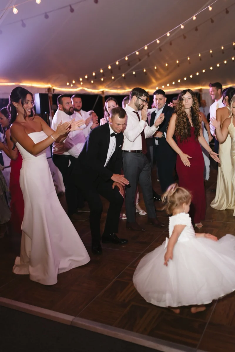 Celebration at Floriana wedding reception Ipswich Massachusetts