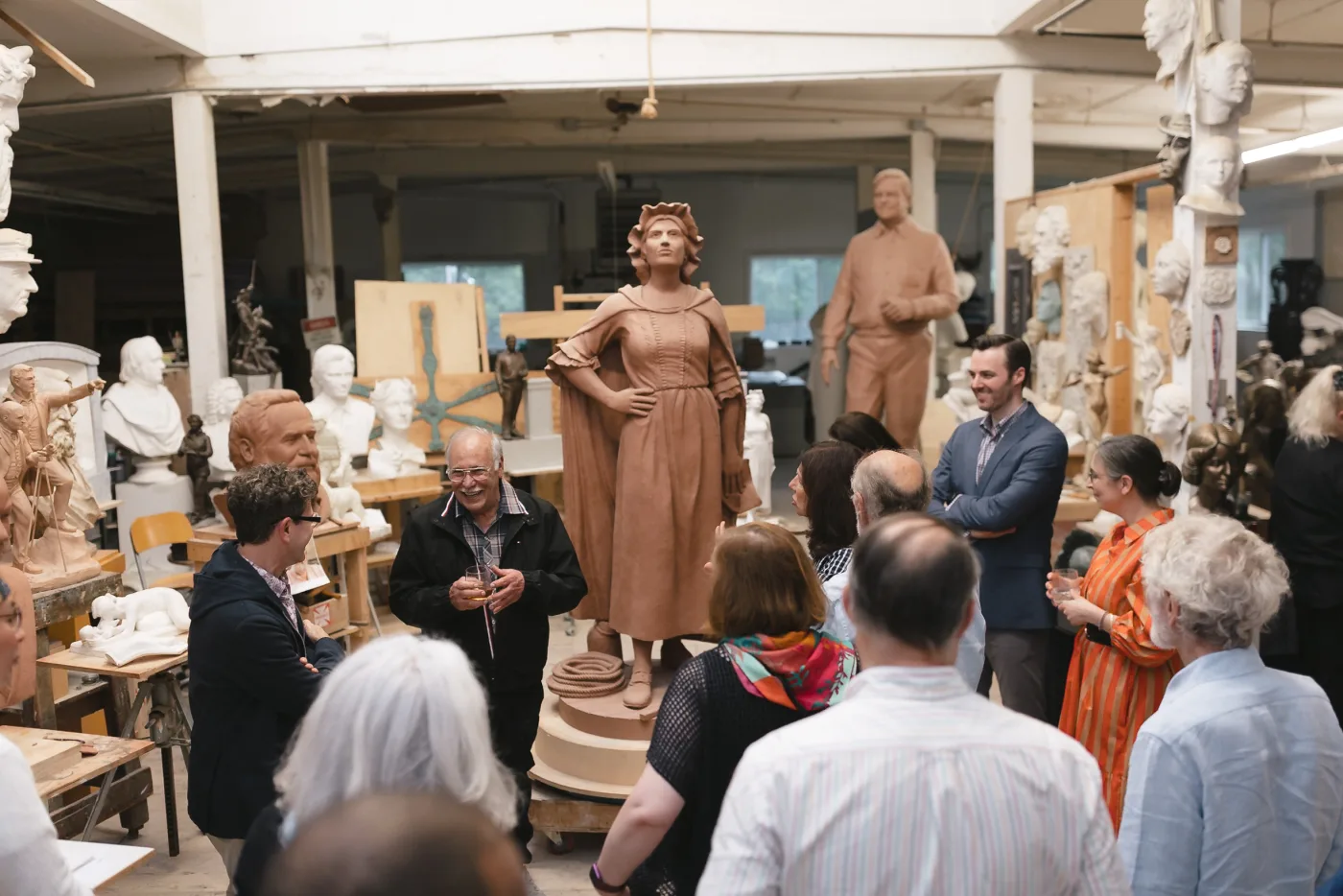 Room view of the Peabody Essex Museum celebration at Skylight Studios Woburn