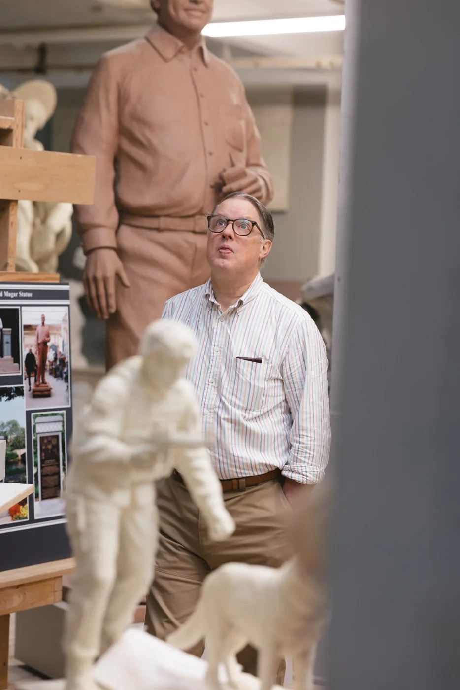 Attendee enjoying the Peabody Essex Museum evening, Skylight Studios Woburn MA